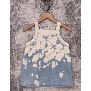 Rachel Comey Top 0 Womens Acid Wash Light Weight Sleeveless Backless Tank